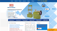 Desktop Screenshot of mcstestingmachines.com